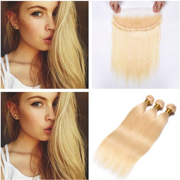 pure 613 blonde indian virgin human hair straight bundles deals 3pcs with frontal straight blonde hair weaves with 13x4 lace frontal closure, Black;brown
pure 613 blonde indian virgin human hair straight bundles deals 3pcs with frontal straight blonde hair weaves with 13x4 lace frontal closure, Black;brown