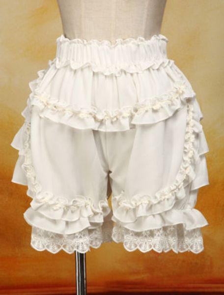 summer chiffon ruffles cute lace women costume pumpkin shorts lolita bloomers, White;black
summer chiffon ruffles cute lace women costume pumpkin shorts lolita bloomers, White;black