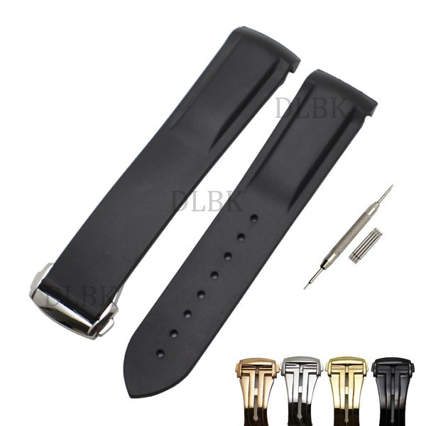 20mm 22mm Men Black Waterproof Diving Silicone Rubber Watch Band Strap with Stainless Steel Polishing Buckle for Omega Hippocampus+Tools
20mm 22mm Men Black Waterproof Diving Silicone Rubber Watch Band Strap with Stainless Steel Polishing Buckle for Omega Hippocampus+Tools