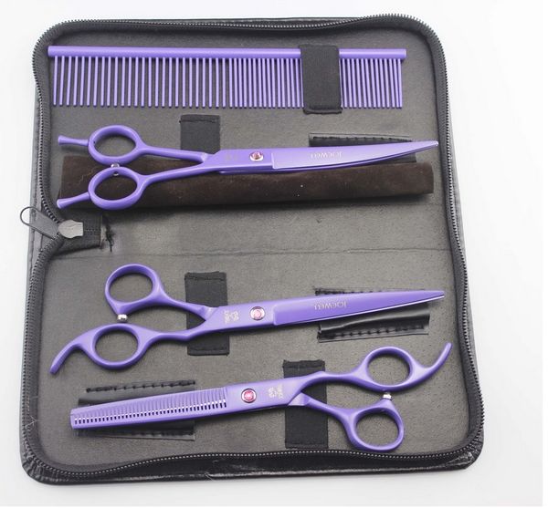 professional shears dog pet purple grooming 6"curved+6"straight+6"thinning scissors+comb+bag polishing tool haircut suppliers
professional shears dog pet purple grooming 6"curved+6"straight+6"thinning scissors+comb+bag polishing tool haircut suppliers