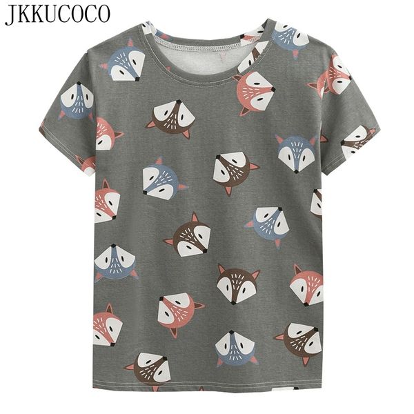 jkkucoco coon t-shirt print casual t shirt women shirt short sleeve summer tees women tee 3 color, White
jkkucoco coon t-shirt print casual t shirt women shirt short sleeve summer tees women tee 3 color, White