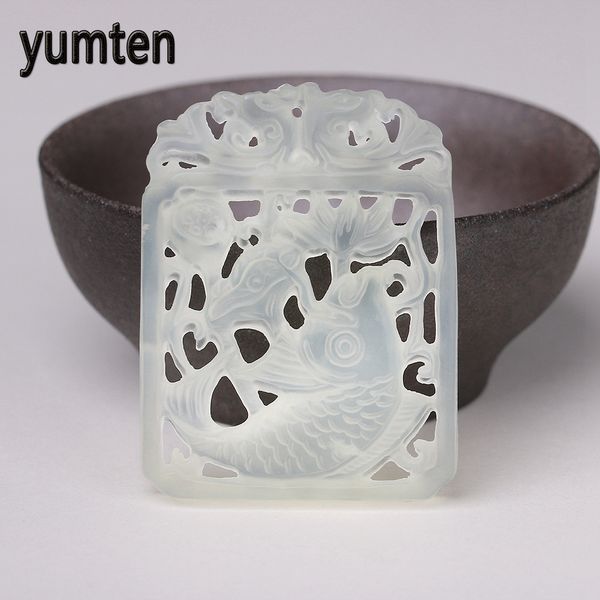 yumten women's pendant natural chalcedony buddha necklace popular jewelry hand hollow carved high end fish clothes accessories, Silver
yumten women's pendant natural chalcedony buddha necklace popular jewelry hand hollow carved high end fish clothes accessories, Silver