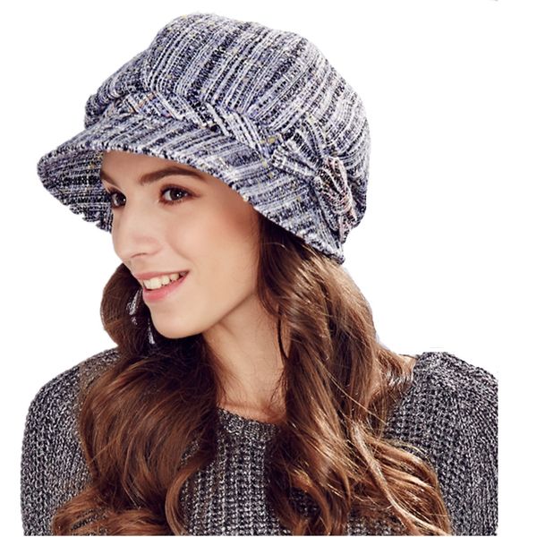 kenmont autumn winter women beret hat elegant ladies sports visor cap girls adjustable bowknot fashion 2457, Blue;gray
kenmont autumn winter women beret hat elegant ladies sports visor cap girls adjustable bowknot fashion 2457, Blue;gray