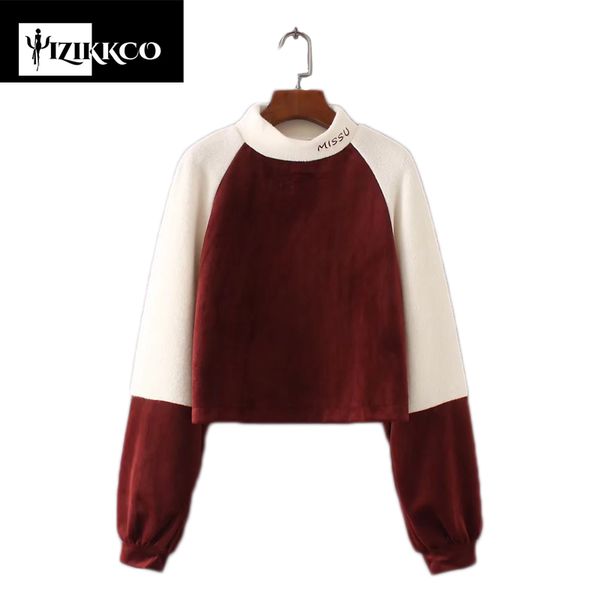 2018 spring hoodies women embroidery harajuku sweatshirt patchwork long sleeve pullovers velour casual moletom feminino szq355, Black
2018 spring hoodies women embroidery harajuku sweatshirt patchwork long sleeve pullovers velour casual moletom feminino szq355, Black