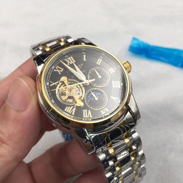 2018 famous men brand Automatic Mechanical Watches Luxury skeleton tourbillon Men's Business watch Male clock relogio masculino
2018 famous men brand Automatic Mechanical Watches Luxury skeleton tourbillon Men's Business watch Male clock relogio masculino