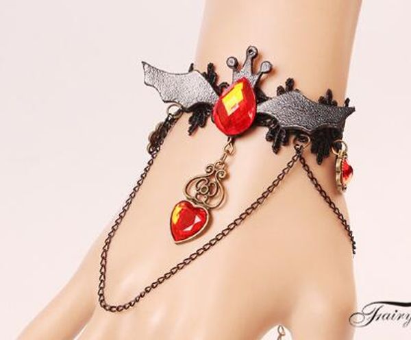 new sell black lace bracelet female vampire bat ancient hand string halloween day with small jewelry fashion classic delicate elegance, Golden;silver
new sell black lace bracelet female vampire bat ancient hand string halloween day with small jewelry fashion classic delicate elegance, Golden;silver