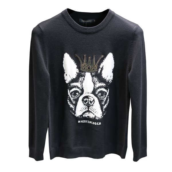 autumn luxury men sweater puppy crown jacquard thickening elastic slim round neck pullover long sleeve designer sweater plus size -3xl, White;black
autumn luxury men sweater puppy crown jacquard thickening elastic slim round neck pullover long sleeve designer sweater plus size -3xl, White;black