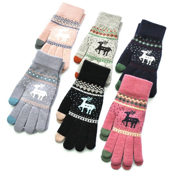 6style winter warm gloves velvet thickened knitted gloves elk christmas tree jacquard touch screen gloves tc181101wl
6style winter warm gloves velvet thickened knitted gloves elk christmas tree jacquard touch screen gloves tc181101wl