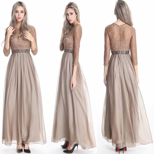 3/4 long sleeves lace chiffon evening dresses 2019 long evening gowns appliques party dresses in stock, Black;red
3/4 long sleeves lace chiffon evening dresses 2019 long evening gowns appliques party dresses in stock, Black;red