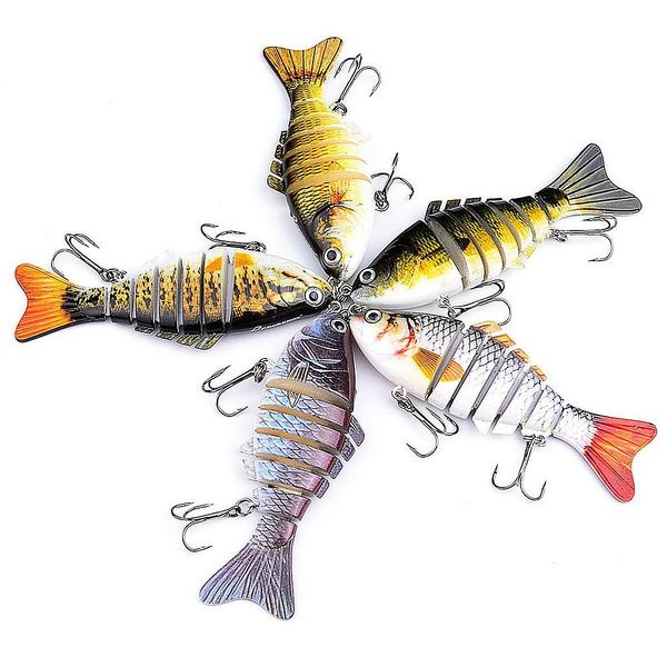 Segment Multi Jointed Fishing Lure Minnow Crank Baits Bass Life-like Swimbait Classic Multi Section BBA304
Segment Multi Jointed Fishing Lure Minnow Crank Baits Bass Life-like Swimbait Classic Multi Section BBA304