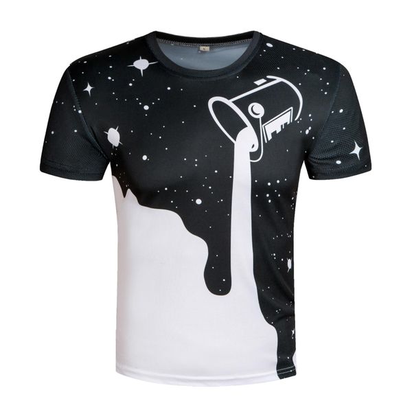 2018 gypsophila inverted milk tide men's t-shirt short-sleeved milk pattern printing 3d short-sleeved t-shirt summer size s-3xl, White;black
2018 gypsophila inverted milk tide men's t-shirt short-sleeved milk pattern printing 3d short-sleeved t-shirt summer size s-3xl, White;black