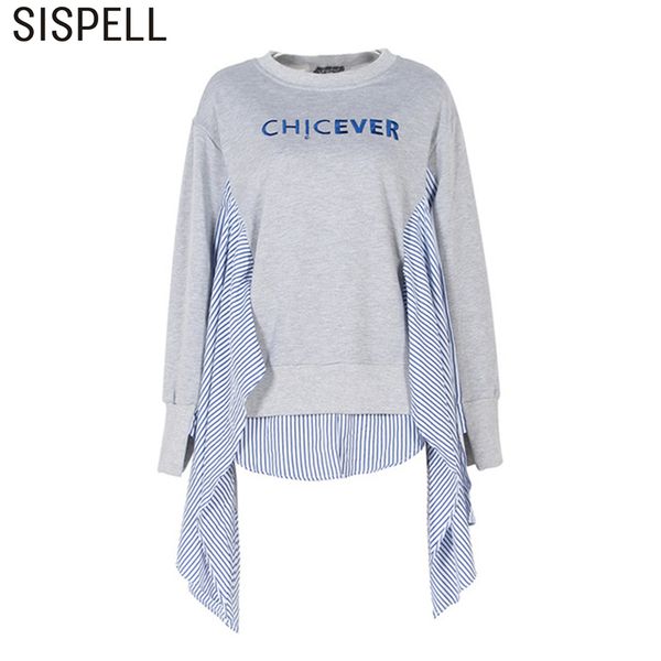sispell letter embroidery sweatshirt for women o neck long sleeve loose big size ruffles pullover female striped fashion new, Black
sispell letter embroidery sweatshirt for women o neck long sleeve loose big size ruffles pullover female striped fashion new, Black