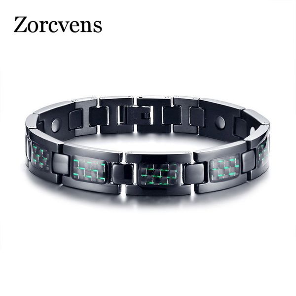 zorcvens 2018 new carbon fiber bio energy power magnetic bracelet for men bangle stainless steel health care male jewelry, Golden;silver
zorcvens 2018 new carbon fiber bio energy power magnetic bracelet for men bangle stainless steel health care male jewelry, Golden;silver