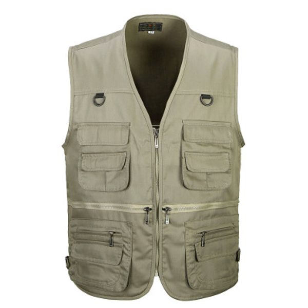 vest men unloading pgrapher multi pockets sleeveless jacket life tool waistcoat 2018 summer outerwear coats, Black;white
vest men unloading pgrapher multi pockets sleeveless jacket life tool waistcoat 2018 summer outerwear coats, Black;white