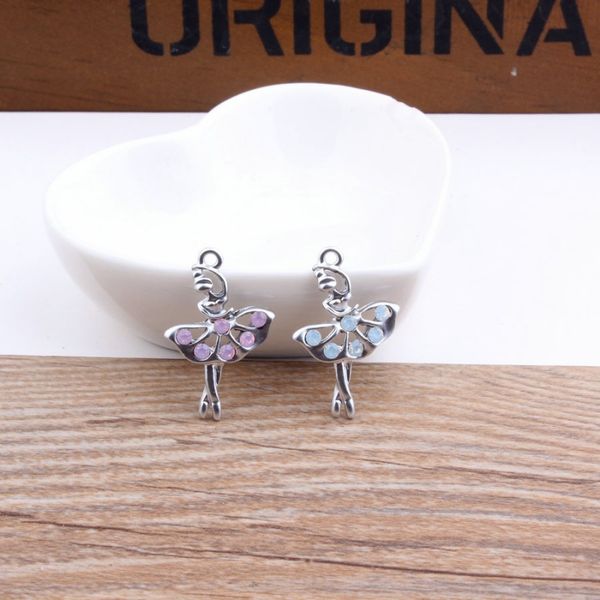 100pcs/lot ballerina ballet charms pendnat dancer dancing girl charm silver plated rhinestones charms 20*30 mm, Bronze;silver
100pcs/lot ballerina ballet charms pendnat dancer dancing girl charm silver plated rhinestones charms 20*30 mm, Bronze;silver