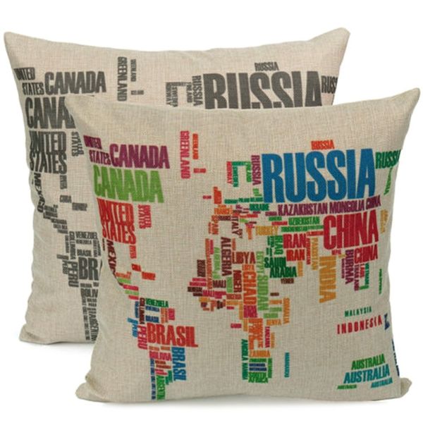 fashion world map pattern cotton linen square throw pillow case cushion cover home bed decor pillowcase
fashion world map pattern cotton linen square throw pillow case cushion cover home bed decor pillowcase