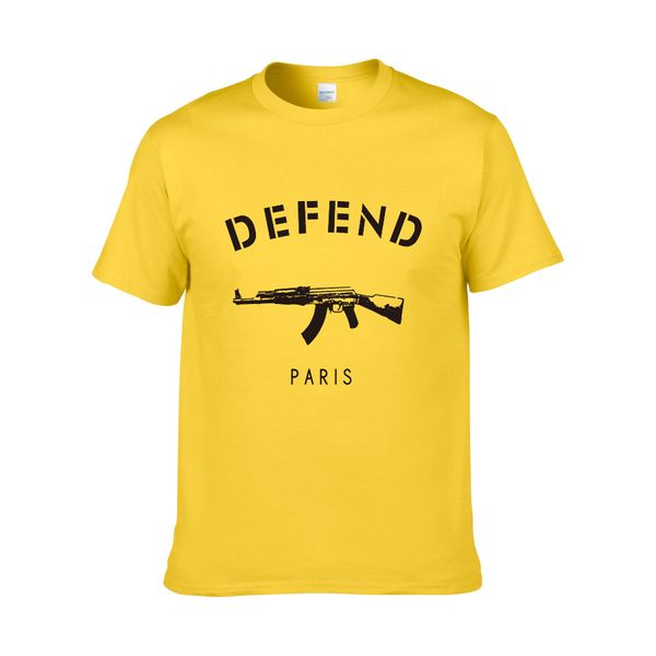 

New Arrival DEFEND PARIS T-shirt Hiphop Defend T Shirt TShirt With Short Sleeve Top Tees Mens Clothing Men Tops Tees