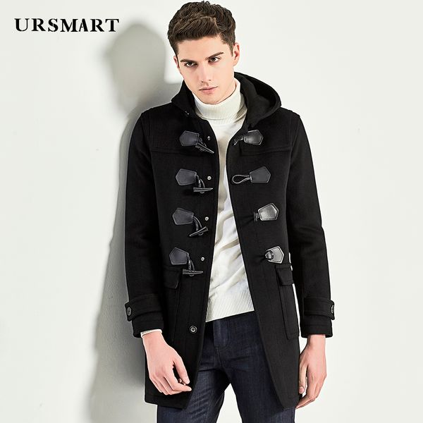 ursmart authentic hat and wool men's coat in the long ox horn buckle men's black thickening coat tide
ursmart authentic hat and wool men's coat in the long ox horn buckle men's black thickening coat tide