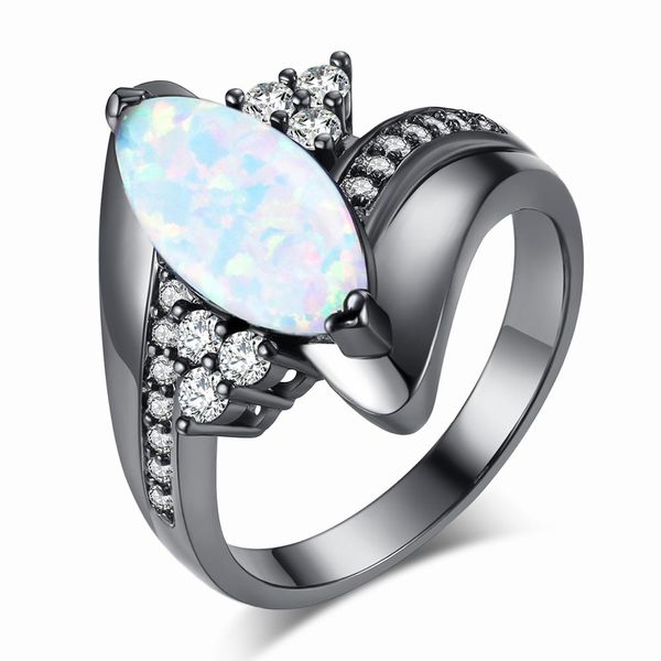 fashion white opal marquis cut white round cubic zirconia black gold plated rings size 6/7/8/9/10 women men's wedding jewelry, Golden;silver
fashion white opal marquis cut white round cubic zirconia black gold plated rings size 6/7/8/9/10 women men's wedding jewelry, Golden;silver