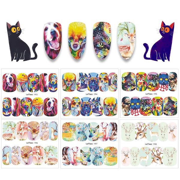lemooc 24 patterns nail transfer sticker 1 sheet water decal cute dog panda designs nail art decoration for manicure watermark, Black
lemooc 24 patterns nail transfer sticker 1 sheet water decal cute dog panda designs nail art decoration for manicure watermark, Black