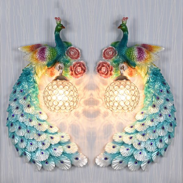 Cla ic led bar k9 cry tal colour peacock wall lamp lighting fixture re in wall conce for bedroom bed ide corridor lamp g713
Cla ic led bar k9 cry tal colour peacock wall lamp lighting fixture re in wall conce for bedroom bed ide corridor lamp g713