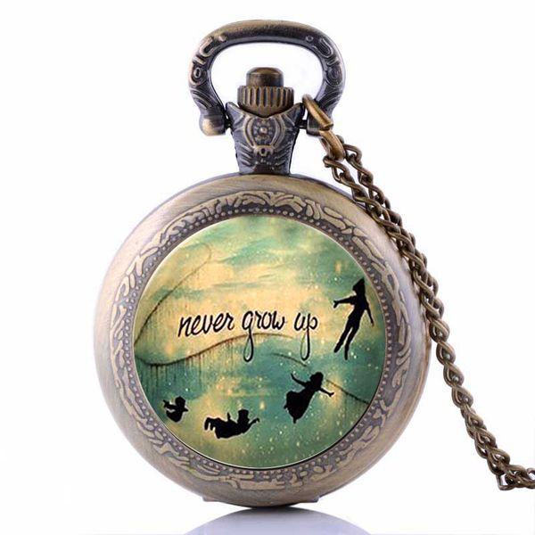 antique vintage never grow up quartz pocket watch analog pendant necklace chain boys girls gifts relogio de bolso mens womens, Slivery;golden
antique vintage never grow up quartz pocket watch analog pendant necklace chain boys girls gifts relogio de bolso mens womens, Slivery;golden