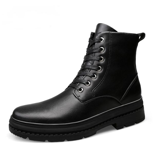 super warm winter boots men snow boots with fur keep warm platform men winter snow shoes men waterproof ankle boots, Black
super warm winter boots men snow boots with fur keep warm platform men winter snow shoes men waterproof ankle boots, Black