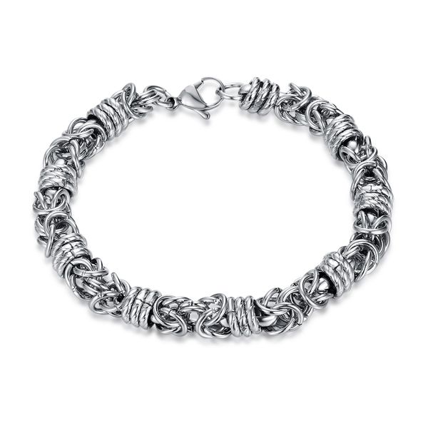fashion stainless steel solid bracelet adjustable clasp male chain in 2 colors jewelry for boy man gift gs980, Black
fashion stainless steel solid bracelet adjustable clasp male chain in 2 colors jewelry for boy man gift gs980, Black