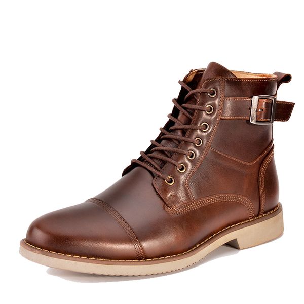 new spring autumn men boots fashion men lace-up bullock shoes male soft comfortable footwear rome retro, Black
new spring autumn men boots fashion men lace-up bullock shoes male soft comfortable footwear rome retro, Black
