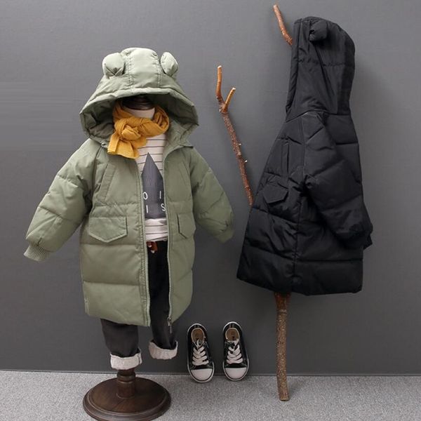 baby boys girls winter coat long sleeve hooded cotton padded parka jacket for girl kids children's outerwear toddler clothing, Blue;gray
baby boys girls winter coat long sleeve hooded cotton padded parka jacket for girl kids children's outerwear toddler clothing, Blue;gray