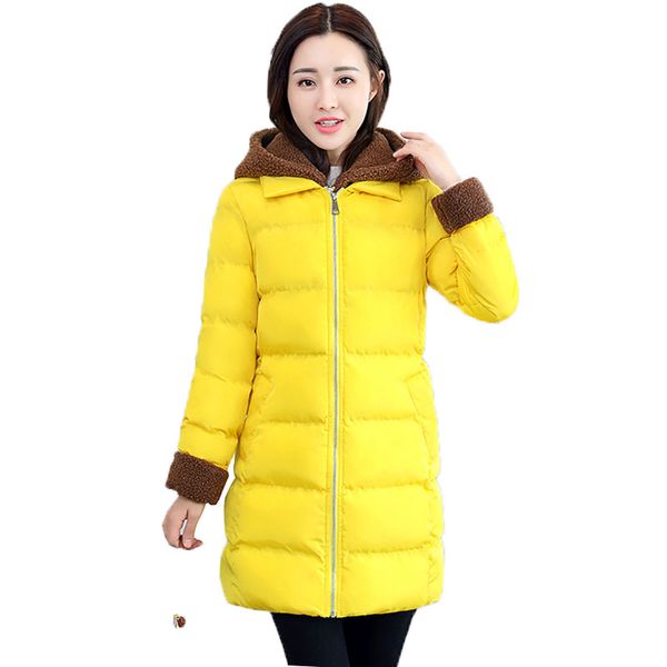 winter jacket women thickened warm fashion faux lambswool fur collar hooded coat plus size cotton-padded jacket parka female w49, Black
winter jacket women thickened warm fashion faux lambswool fur collar hooded coat plus size cotton-padded jacket parka female w49, Black