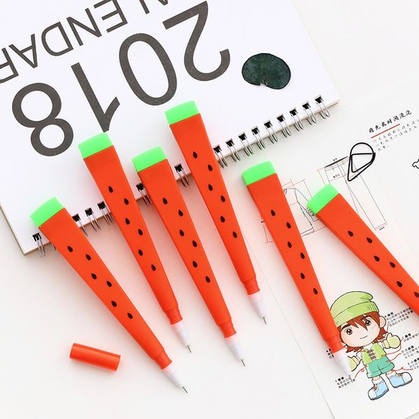 3 pcs / lot black gel pen 0.5 mm writing neutral pen cute creative watermelon style students gift office school supply papelaria
3 pcs / lot black gel pen 0.5 mm writing neutral pen cute creative watermelon style students gift office school supply papelaria