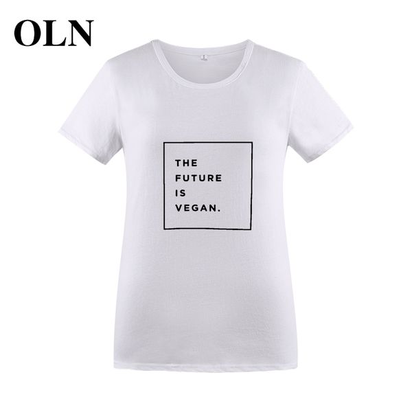 oln 2018 the future is vegan t shirt women korean fashion summer tee shirt femme vintage o-neck women cotton t-shirt, White
oln 2018 the future is vegan t shirt women korean fashion summer tee shirt femme vintage o-neck women cotton t-shirt, White