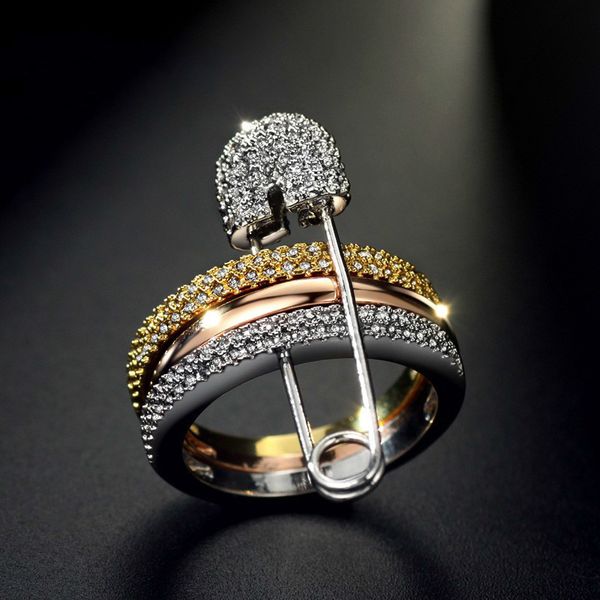 Wide Rose Gold Finger Rings Set For Women With Pin Cubic Zironia Pave Setting Female Party Accessories Anel Anillos Mujer Bague Y1890705
Wide Rose Gold Finger Rings Set For Women With Pin Cubic Zironia Pave Setting Female Party Accessories Anel Anillos Mujer Bague Y1890705