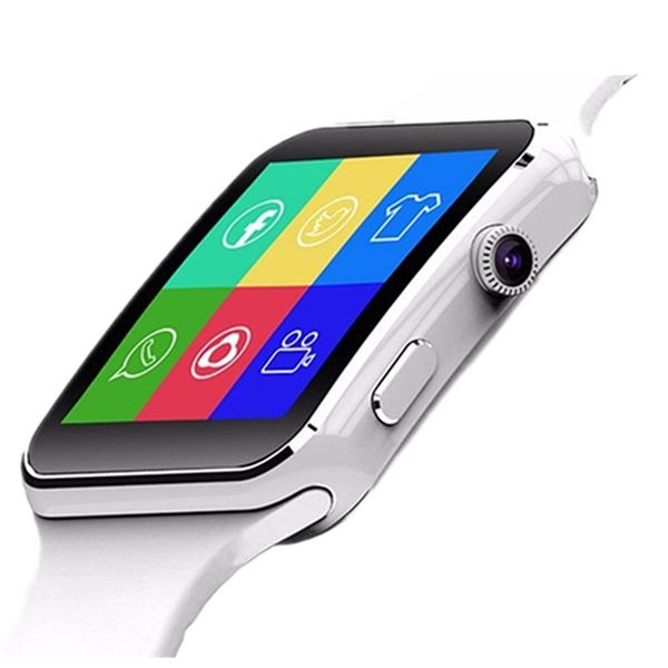 

Bluetooth Smart Watch X6 Smartwatch Pedometer Wearable Devices For Android Phone With Camera Support SIM TF Card PK Y1 V8