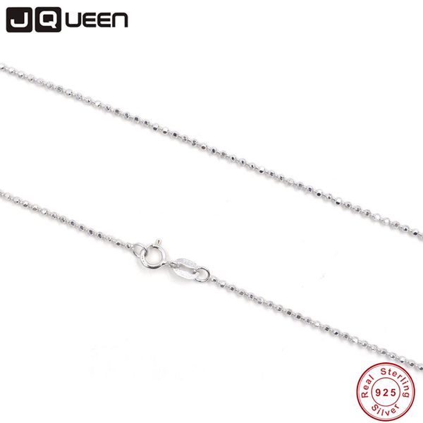 jqueen 40cm 45cm necklace chain 925 sterling silver lobster clasp adjustable simple chain fashion necklace jewelry
jqueen 40cm 45cm necklace chain 925 sterling silver lobster clasp adjustable simple chain fashion necklace jewelry