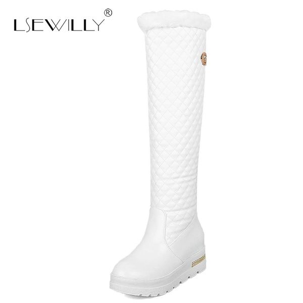 lsewilly 2018 winter shoes warm women snow boots knee high black wedges fashion buckle ladies wedges boots plush plus size 43
lsewilly 2018 winter shoes warm women snow boots knee high black wedges fashion buckle ladies wedges boots plush plus size 43