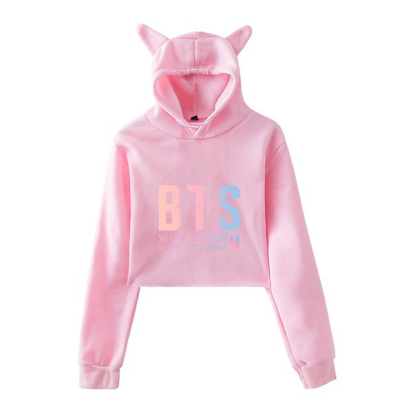 bts korean crop hoodies kpop world tour women funny cat cropped love yourself hoodies short sweatshirt cool clothes, Black
bts korean crop hoodies kpop world tour women funny cat cropped love yourself hoodies short sweatshirt cool clothes, Black