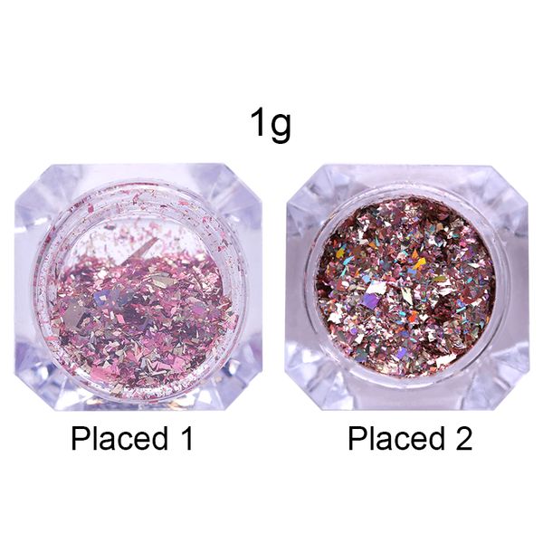 1 box holo nail flakies sequins holographic powder paillette diy nail art decoration, Silver;gold
1 box holo nail flakies sequins holographic powder paillette diy nail art decoration, Silver;gold