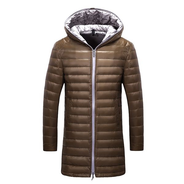 men's long down jacket ultra thin down jacket men slim fit winter duck down jacket for men doudoune homme, Black
men's long down jacket ultra thin down jacket men slim fit winter duck down jacket for men doudoune homme, Black