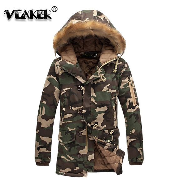 winter mens thick fur parka jacket fleece cotton-padded parka camouflage army green hooded coats horns buckle jackets plus 5xl, Black
winter mens thick fur parka jacket fleece cotton-padded parka camouflage army green hooded coats horns buckle jackets plus 5xl, Black