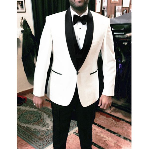 2018 men suits white black wedding suits custom made groom tuxedo formal blazer slim fit 3piece bridegroom man evening dress prom party, Black;gray
2018 men suits white black wedding suits custom made groom tuxedo formal blazer slim fit 3piece bridegroom man evening dress prom party, Black;gray