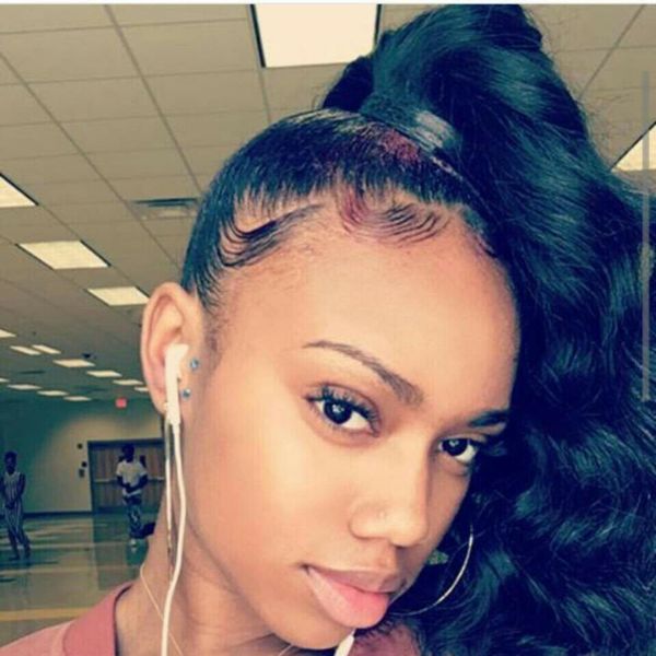 clip in ponytail style long high wet and wavy curly brazilian hair drawstring ponytails hair extensions 120g, Black
clip in ponytail style long high wet and wavy curly brazilian hair drawstring ponytails hair extensions 120g, Black