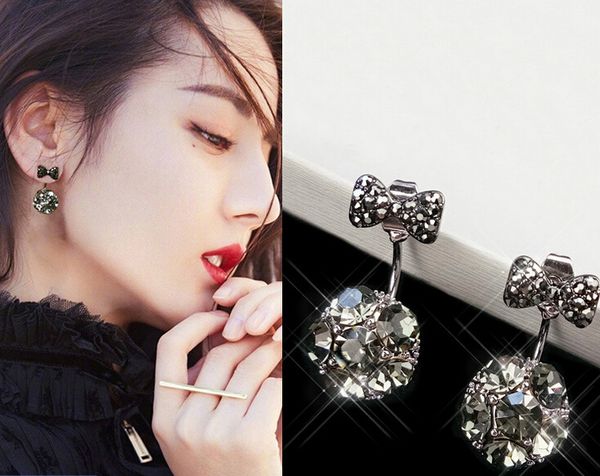 bow stud girly earrings royal blue watch crystal earrings ins celebrity wholesale, Golden;silver
bow stud girly earrings royal blue watch crystal earrings ins celebrity wholesale, Golden;silver