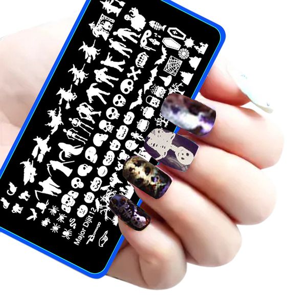 2018 newly halloween diy nail art image stamp stamping plates manicure template nail art stickets hipping 20p929, Black
2018 newly halloween diy nail art image stamp stamping plates manicure template nail art stickets hipping 20p929, Black