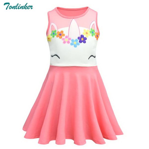 tonlinker new 2018 little girls princess rapunzel unicorn rainbow flower smile dress cosplay halloween birthday party dress pink, Black;red
tonlinker new 2018 little girls princess rapunzel unicorn rainbow flower smile dress cosplay halloween birthday party dress pink, Black;red