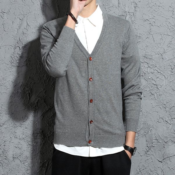 mens sweaters knitted cardigan 2018 winter autumn long sleeve fashion knitwear v-neck coats sweatercoat jacket overwear, White;black
mens sweaters knitted cardigan 2018 winter autumn long sleeve fashion knitwear v-neck coats sweatercoat jacket overwear, White;black