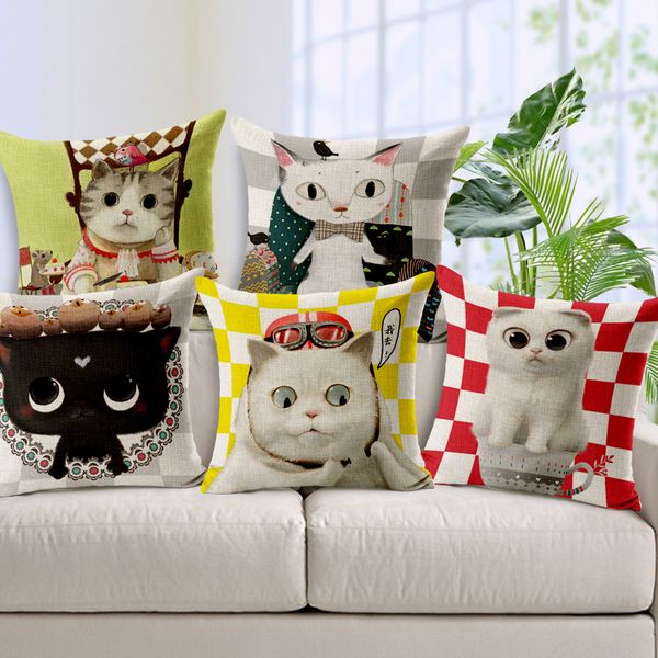 cats decorative pillows case square animal pillow cover cotton linen cushion cover home decor funny pillowcase for sofa 45x45cm
cats decorative pillows case square animal pillow cover cotton linen cushion cover home decor funny pillowcase for sofa 45x45cm