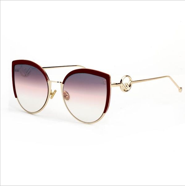 Cat eye ungla e men women brand de igner eyewear metal frame mirror goggle un gla e fa hion uv400, White;black
Cat eye ungla e men women brand de igner eyewear metal frame mirror goggle un gla e fa hion uv400, White;black