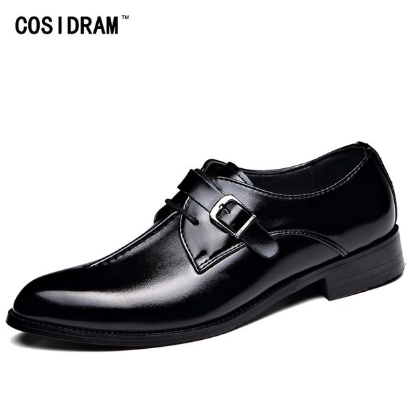 cosidram 2018 spring men dress shoes business wedding shoes for male pointed toe pu leather classic oxfords formal brm-023, Black
cosidram 2018 spring men dress shoes business wedding shoes for male pointed toe pu leather classic oxfords formal brm-023, Black